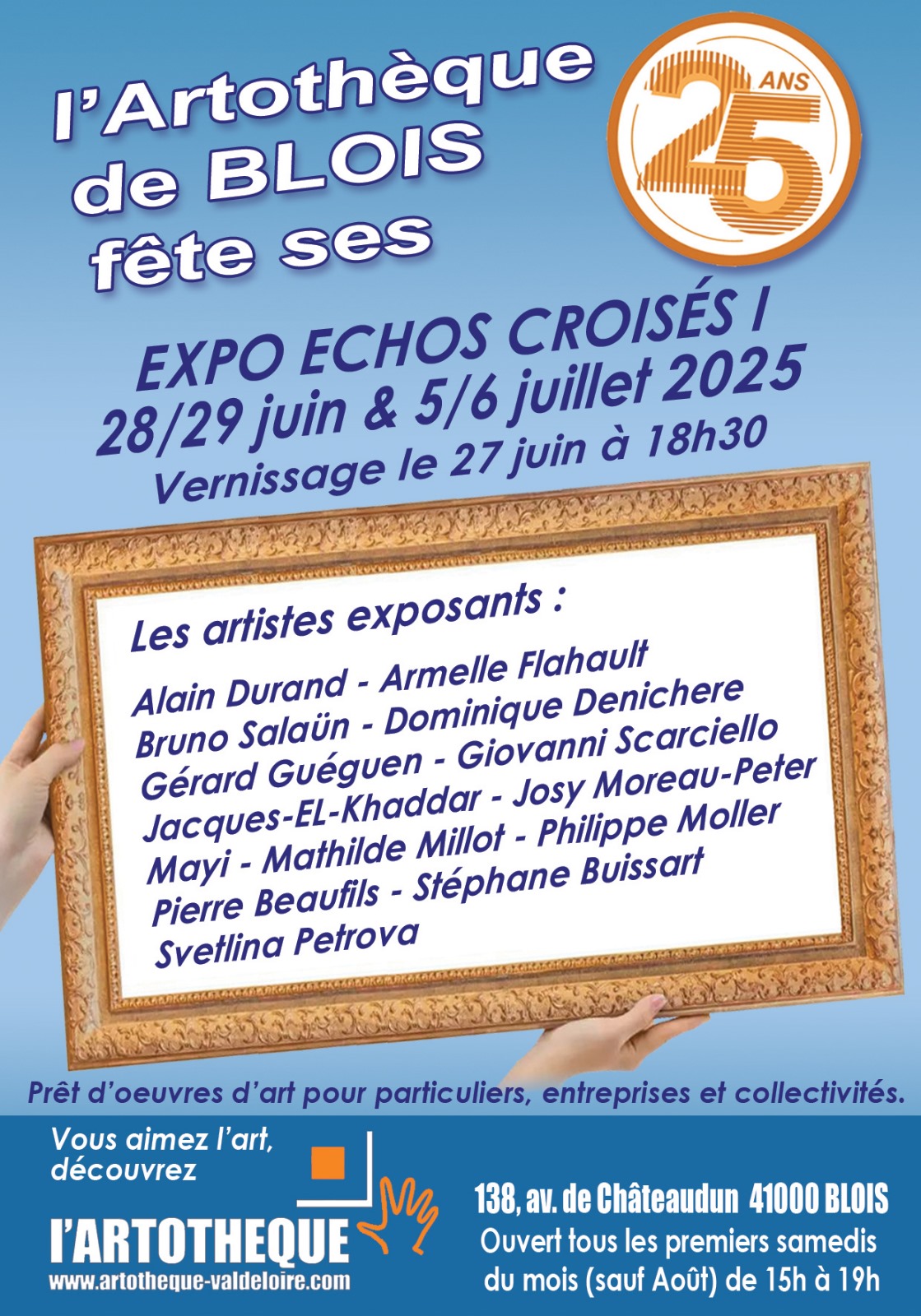 25 ans d'Artothèque à Blois
